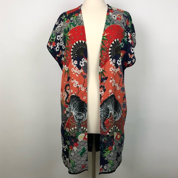 Forever 21 Jackets & Blazers - FOREVER 21 DUSTER KIMONO SMALL
